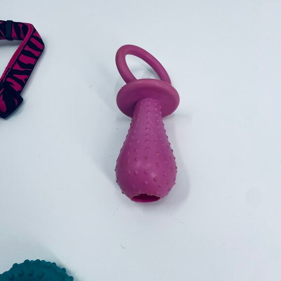 Zebra Print Dog Harness and Chew Toys - Medium Size - Picture 5 of 7